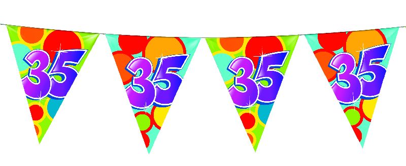 Vlaggenlijn 10 meter 35 jaar