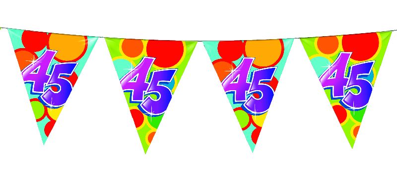 Vlaggenlijn 10 meter 45 jaar