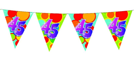 Vlaggenlijn 10 meter 45 jaar