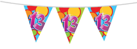 Vlaggenlijn 10 meter 13 jaar