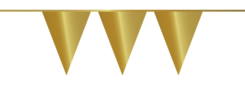 Vlaggenlijn 10 meter goud