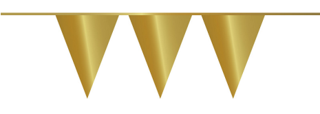 Vlaggenlijn 10 meter goud