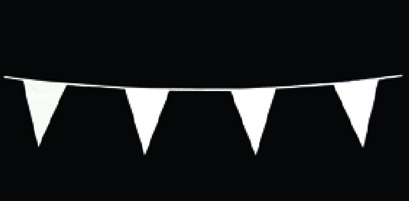 Vlaggenlijn 10 meter wit