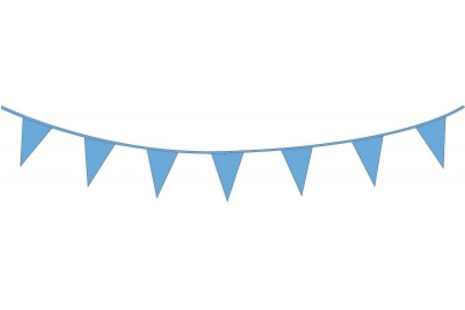 Vlaggenlijn 10 meter middenblauw