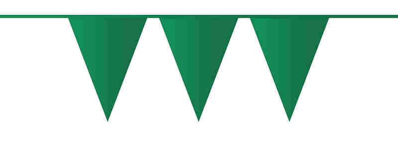 Vlaggenlijn 10 meter groen