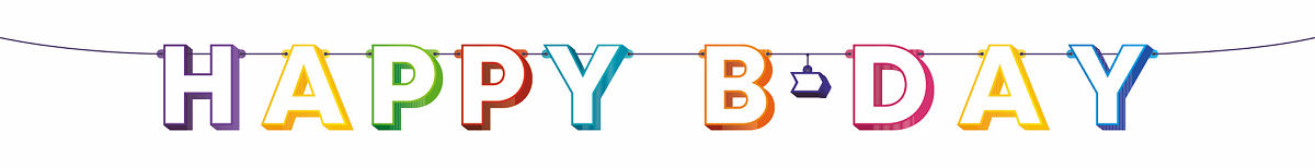 Letterslinger Cijfers - Happy B-Day
