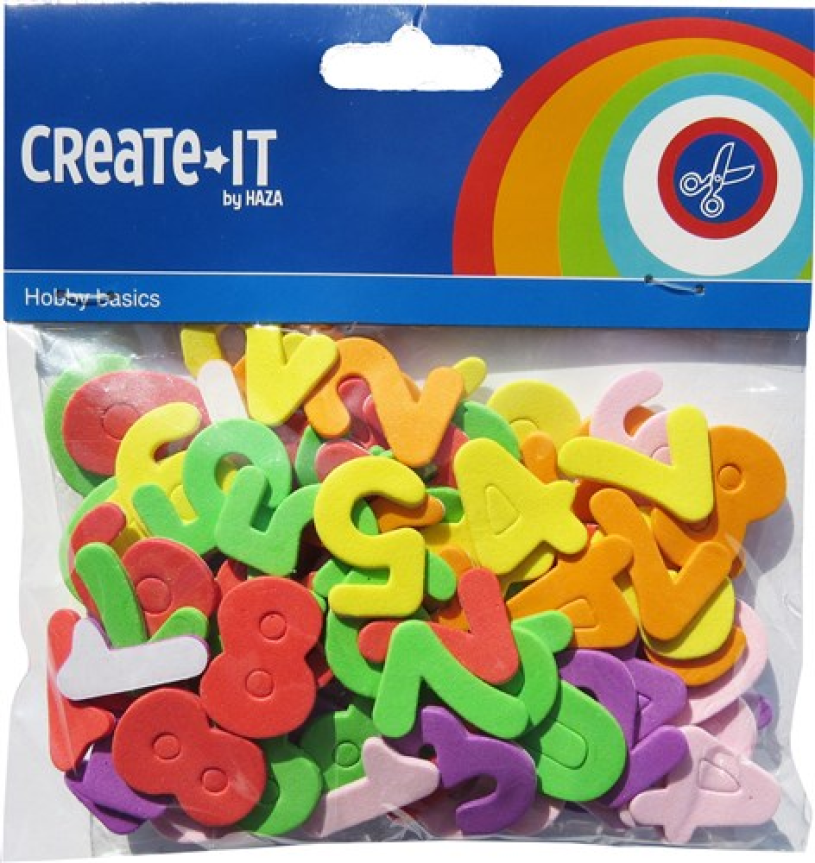 Create-It Foam cijfers 100 stuks