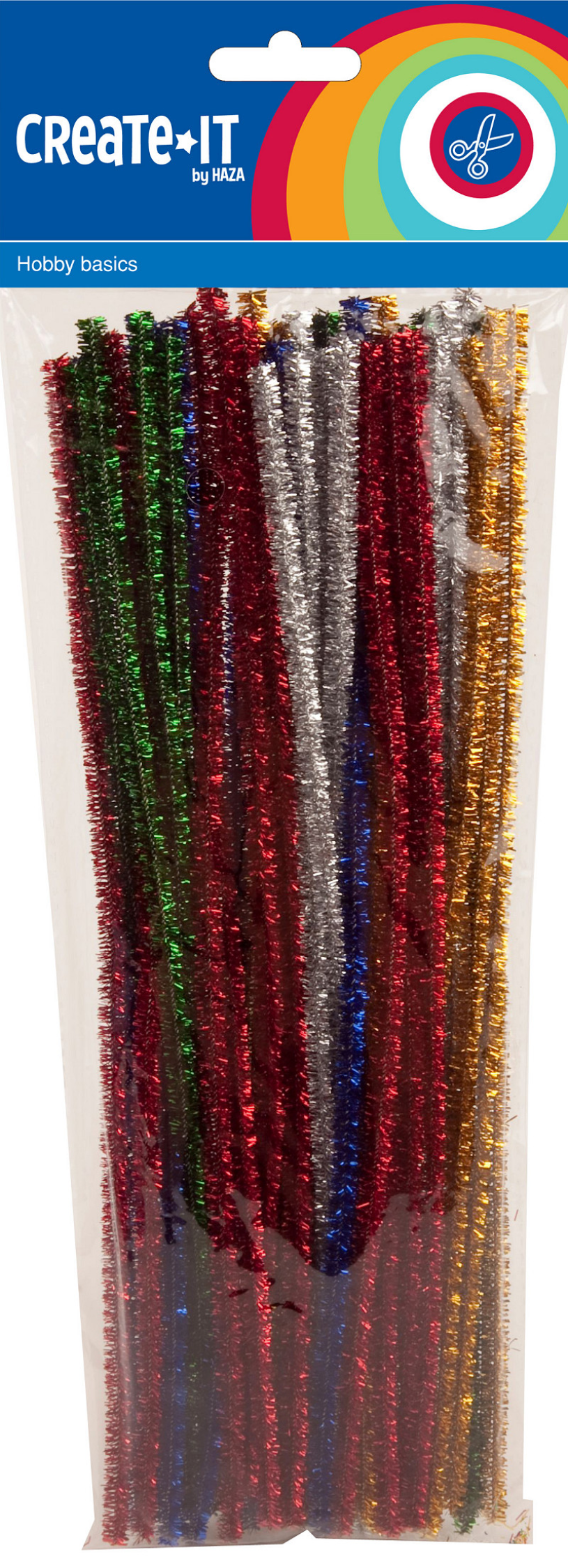 Chenille glitter Create-it 50 stuks