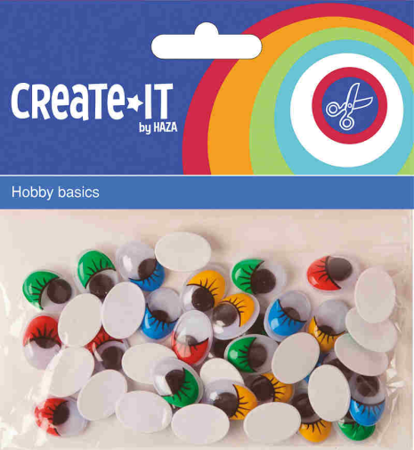 Create-It bewegende ogen 40 stuks