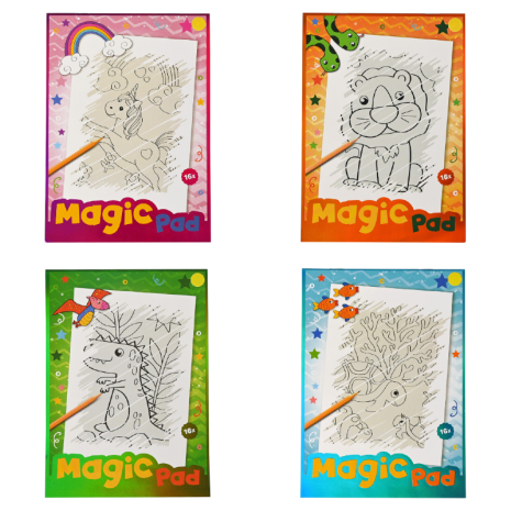 Tover Krasblok 4 assorti