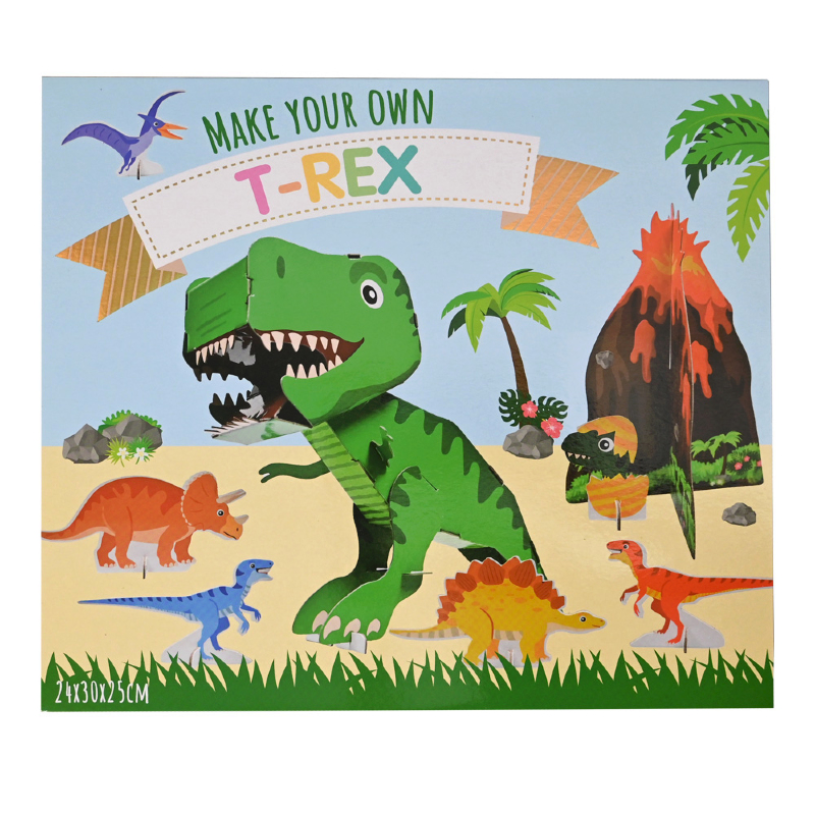 Knutselset Maak je eigen dier 3 assorti