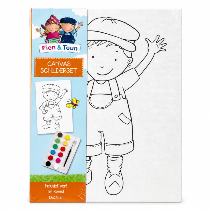 Fien en Teun Canvas schilderset