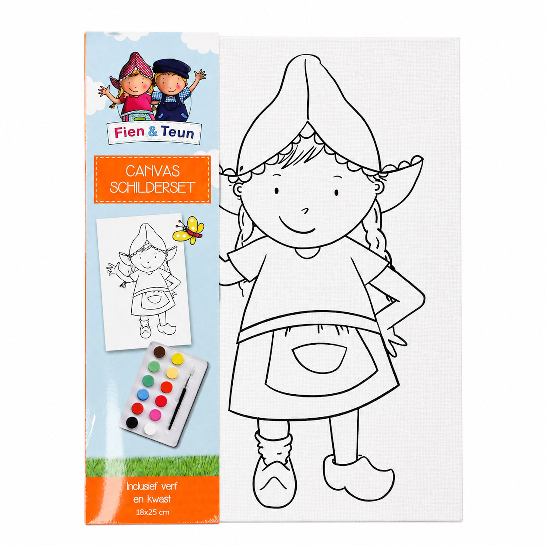 Fien en Teun Canvas schilderset