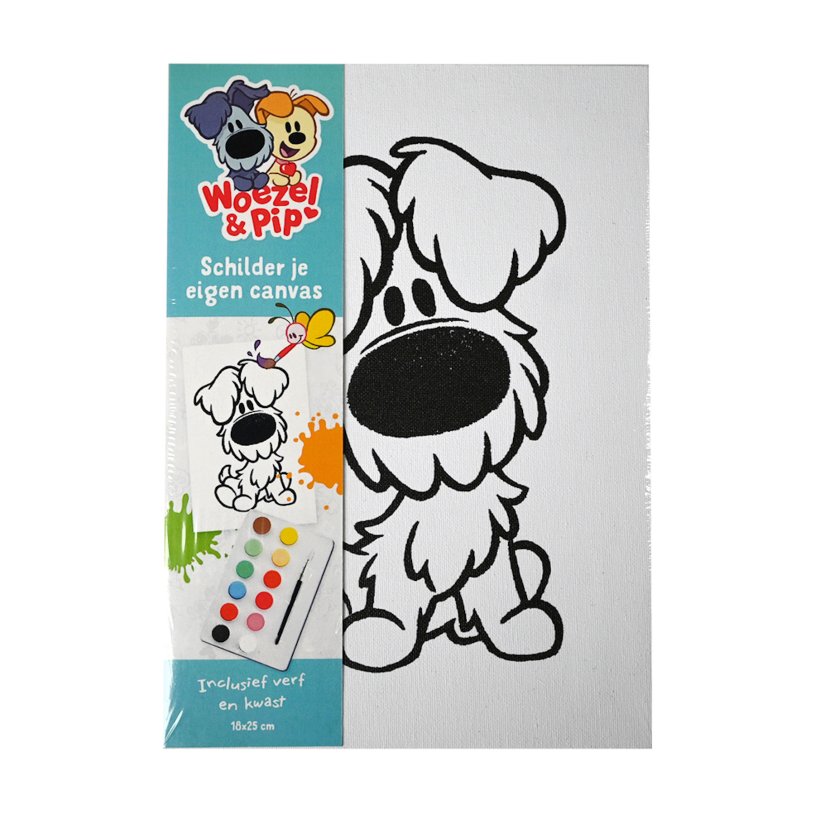 Woezel en Pip Canvas schilderset