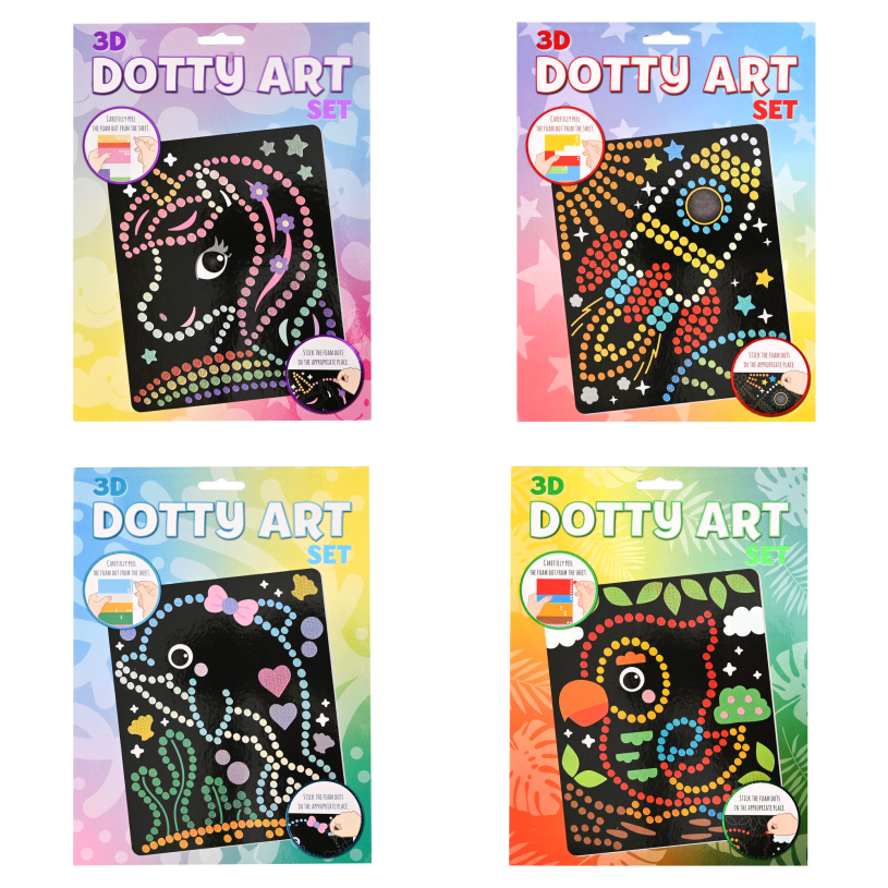 3D Dotty Art assorti