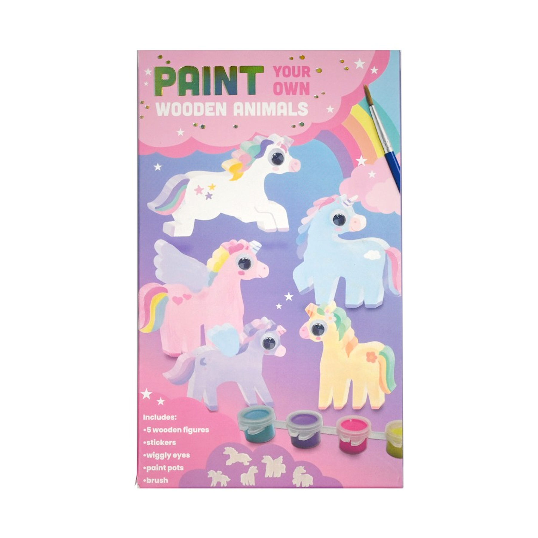 Schilder je eigen houten dieren 2 assorti