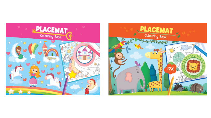 Kleurboek Placemat 2 assorti
