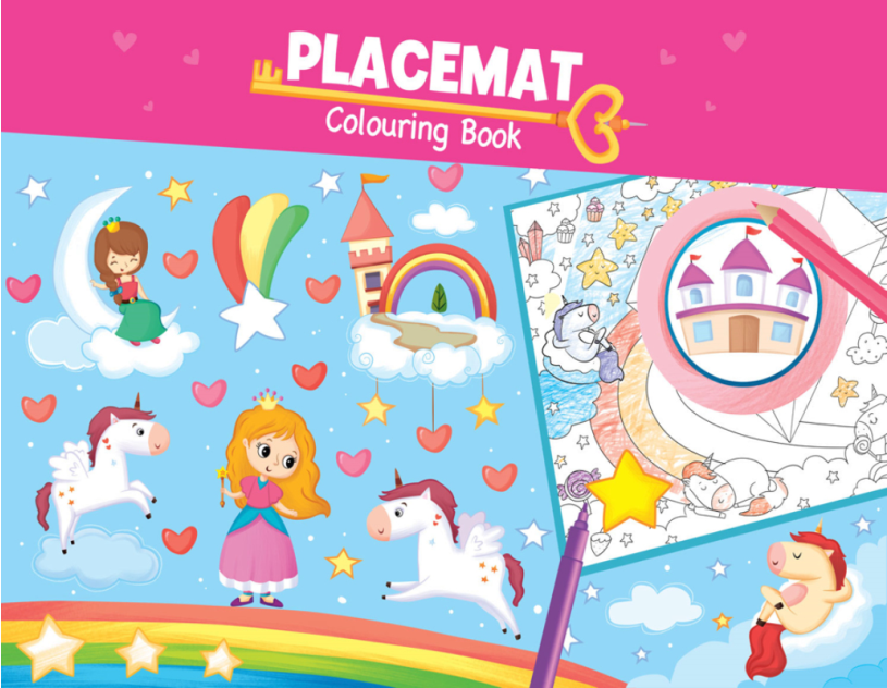 Kleurboek Placemat 2 assorti