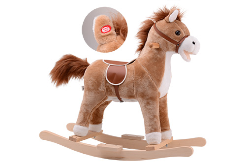 Happy World Hobbelpaard, 2 kleuren assorti