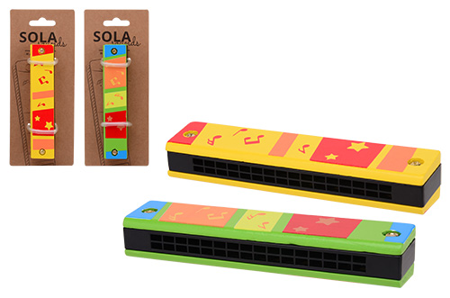 Sola Sounds Houten mondharmonica