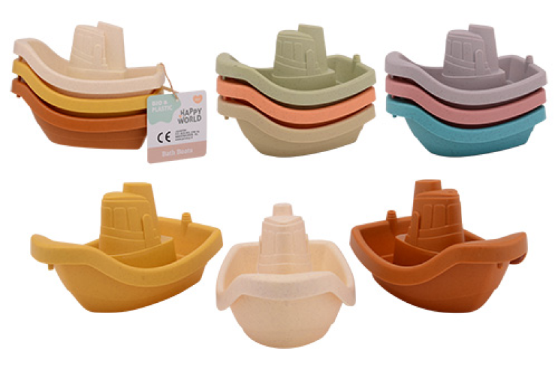 Happy World bio plastic bad bootjes 3 stuks