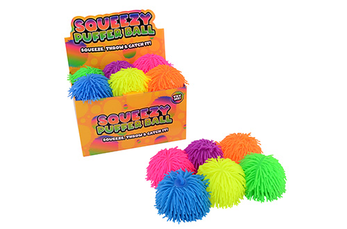 Funtoy 14cm fluffy ball 6 assorti