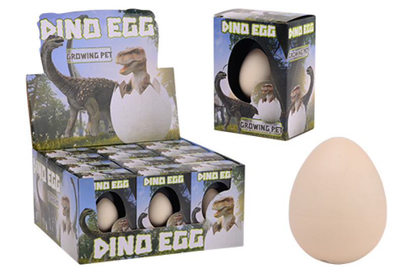 Groeiende Dino Ei in doos 6 assorti