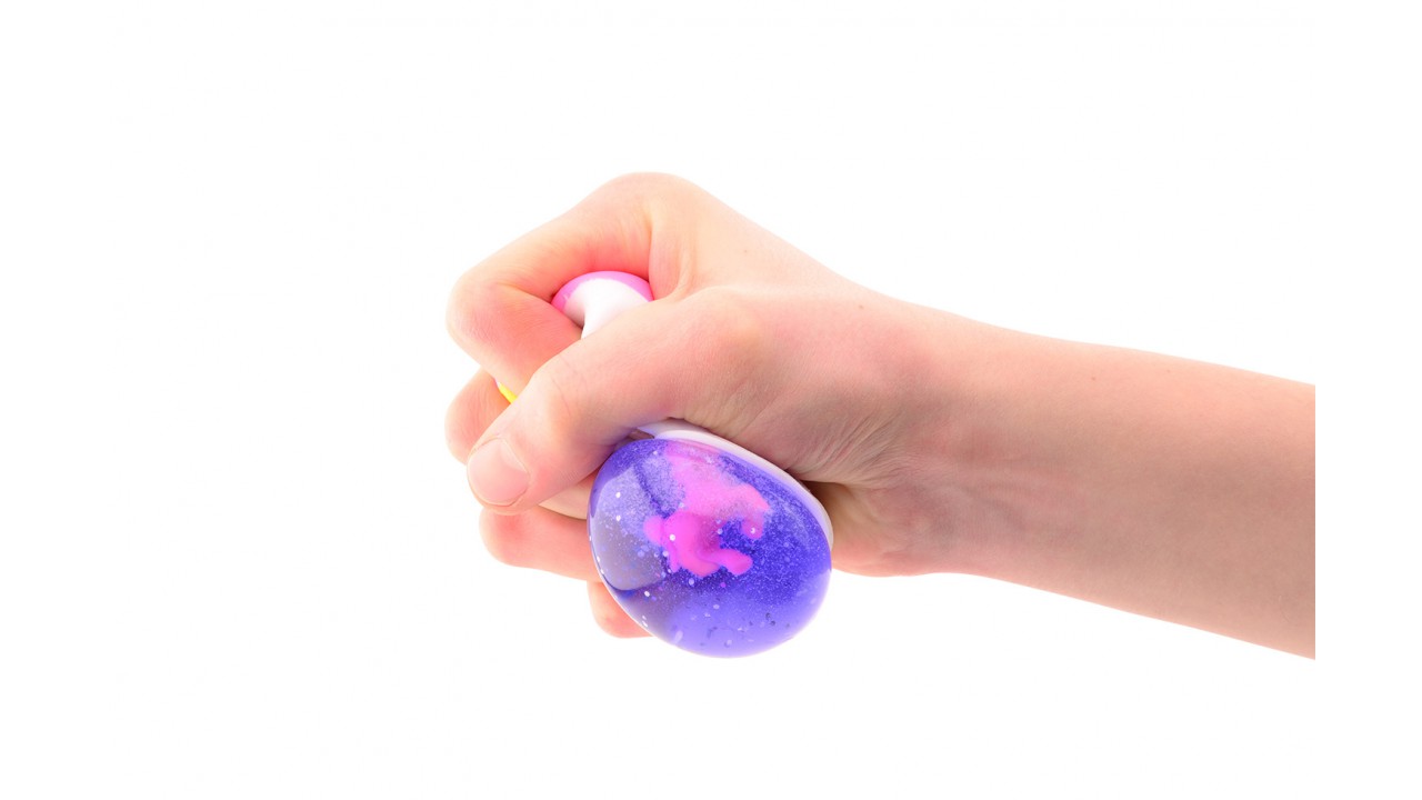 Squishy regenboog in display