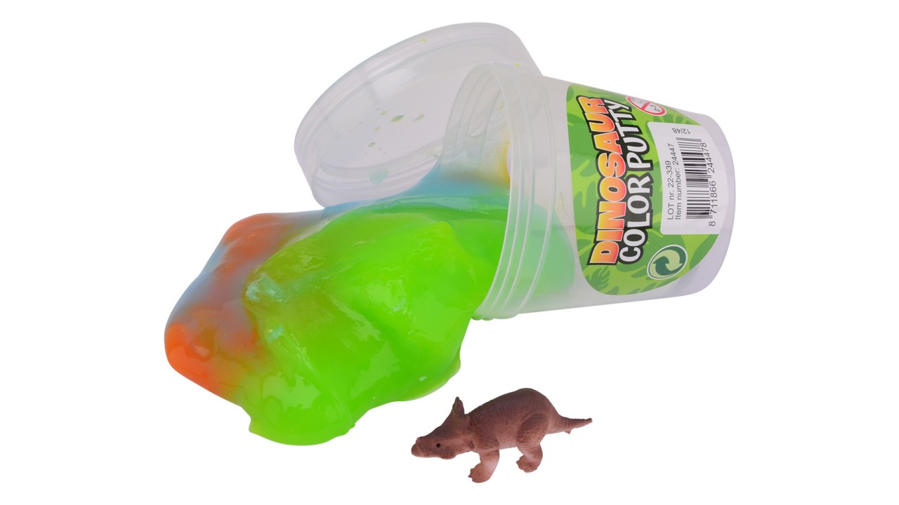 Color Putty met dino figuur assorti