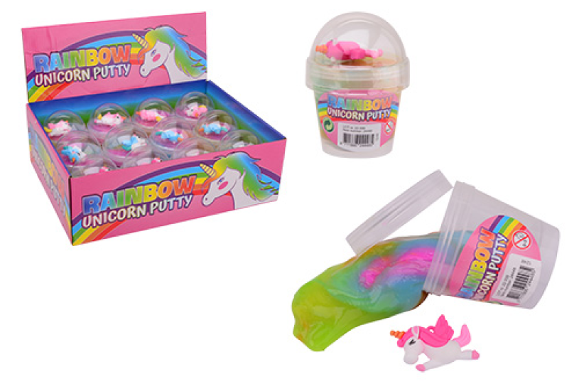 Color Putty met Eenhoorn figuur assorti