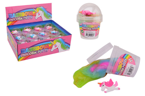 Color Putty met Eenhoorn figuur assorti