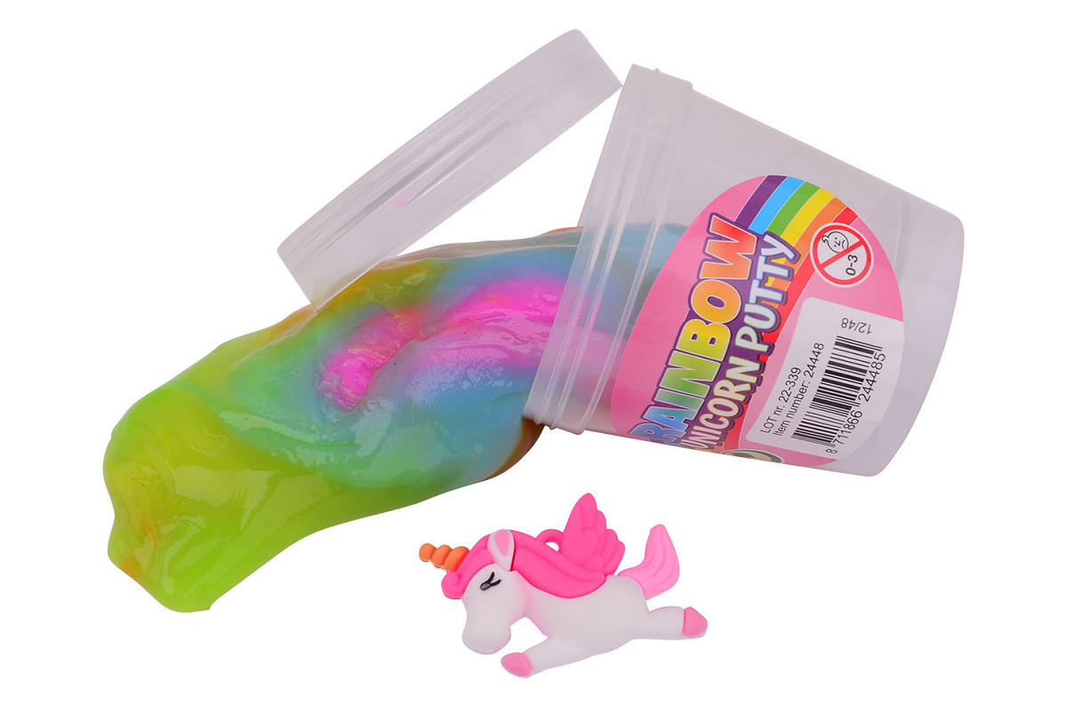 Color Putty met Eenhoorn figuur assorti