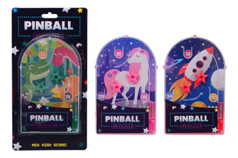 Flipper spel op kaart - 3 assorti