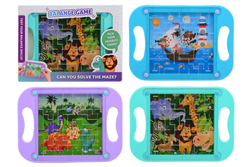 Hersenkraker Doolhof spel in doos - assorti