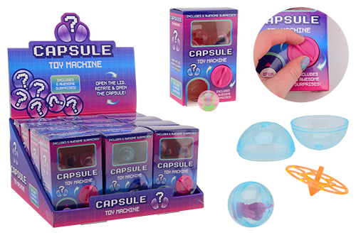 Vending automaat met draaischijf incl. 6 verrassingen