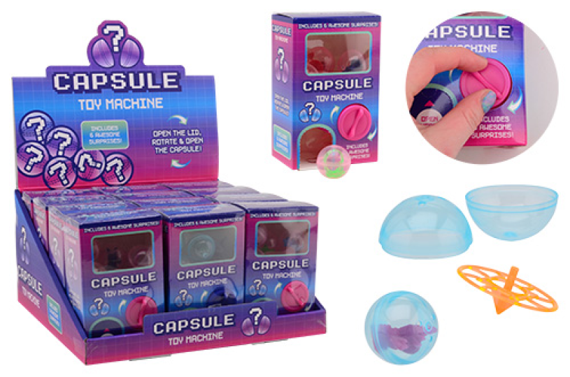 Vending automaat met draaischijf incl. 6 verrassingen