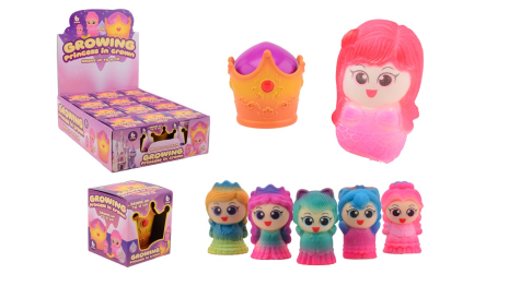 Groeiende princes in kroon in display