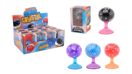 Zuignap wobble squeeze in display