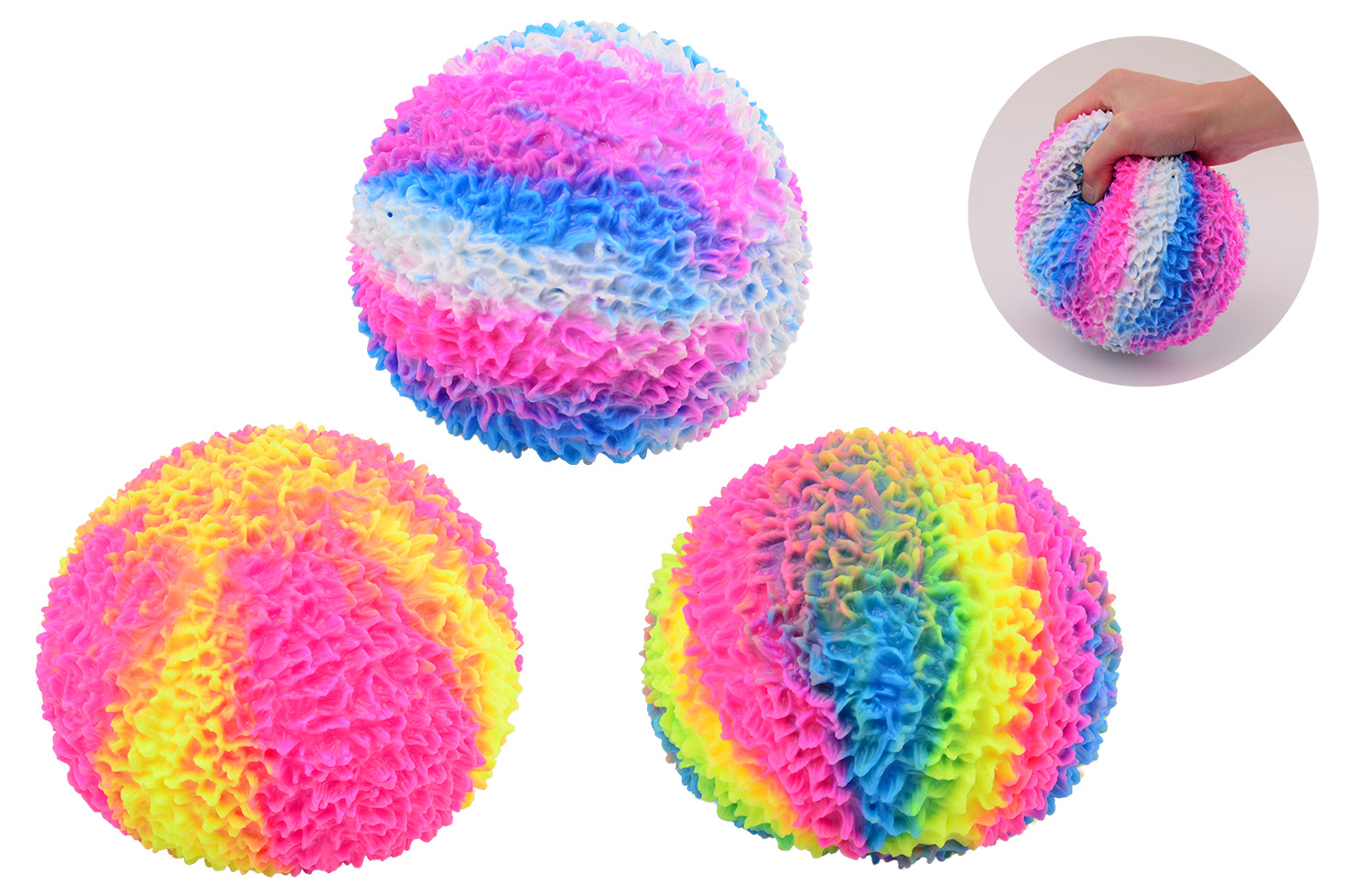 XXL Koraal squeez bal in doos