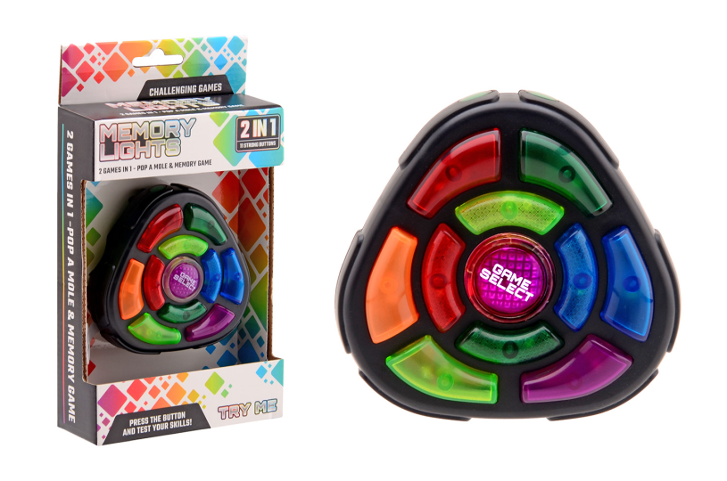 Memory 2 in 1 lichtspel, 11 knoppen