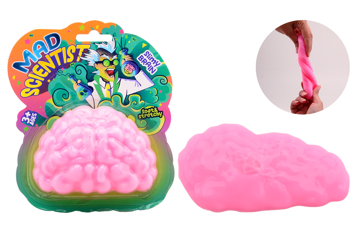 Gekke hersen slijm op kaart