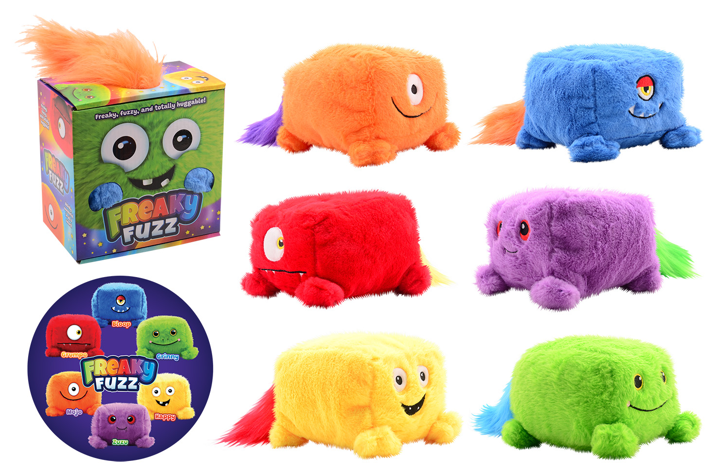Plush & Play - Freaky Fuzz surprise 6 assorti