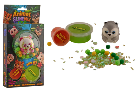 Jungle multipack - Putty, slime & squeez 6 assorti