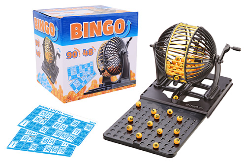 Bingo spel met 90 nummers