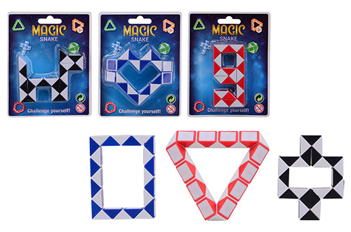 Magische slang op kaart