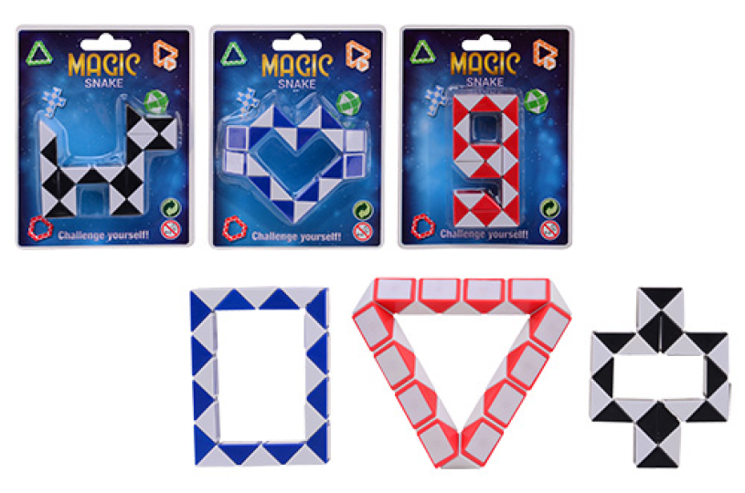 Magische slang op kaart