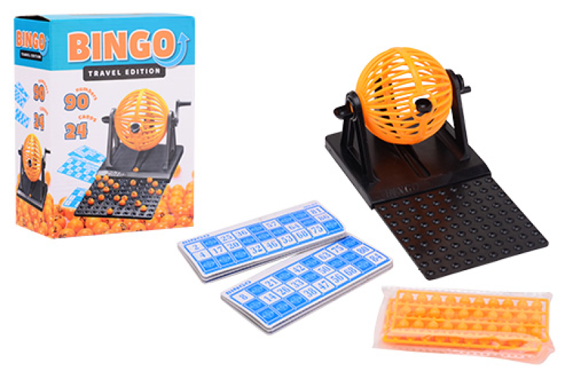 Travel Bingo spel met 90 nummers
