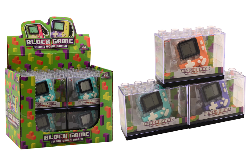Block game console in display 3 assorti