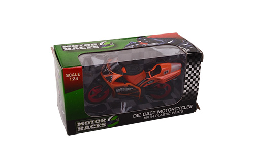 Super Bike motorset 1:24 in display 6 assorti