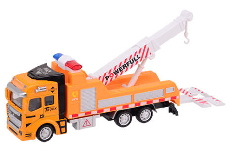 Super Cars 1:50 pull-back takelwagen 2 assorti